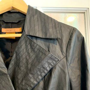 Black Trench Coat - Size S - Arden B